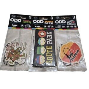 ODD Air Freshener 3pks Of 3 Top Ramen South Park Teenage Mutant Ninja Turtles